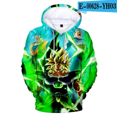Dragon Ball Z SON GOKU Colorfull 3D Hoodie