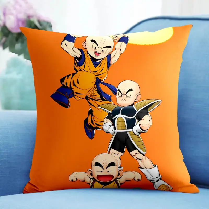 Dragon Ball Z Krillin Throw Pillow