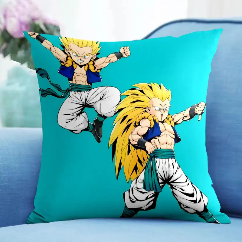 Anime Dragon Ball Z Colorfull Throw Pillow