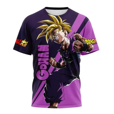 Anime Dragon Ball Z SON GOHAN 3D T-Shirt