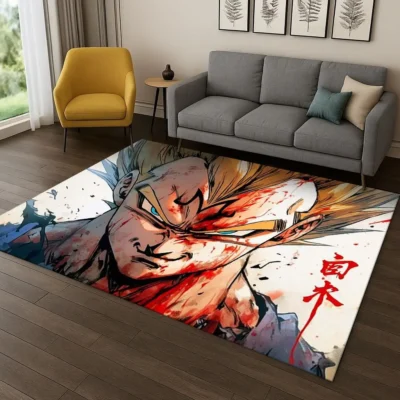 Hot Dragon Ball Z Cartoon Anime SON GOKU Rug