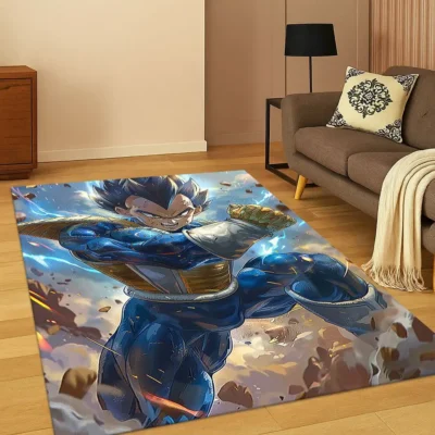 Dragon Ball Z Cartoon Anime Colorfull Rug
