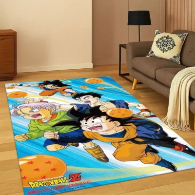 Dragon Ball Z Cartoon Anime Chibi Rug