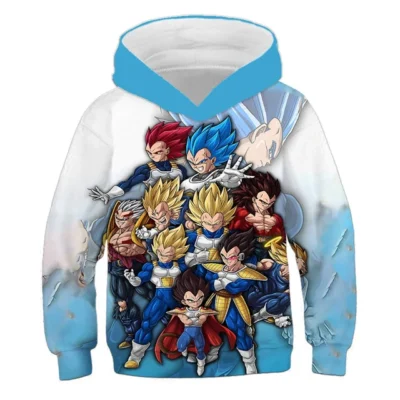 New Anime Dragon Ball Z Wonderfull 3D Hoodie