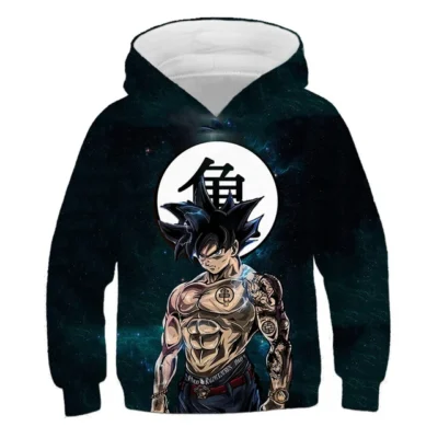New Anime Dragon Ball Z Bassic 3D Hoodie