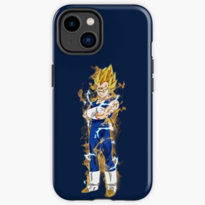 Vegeta Dragon Ball Z Art 04 Saiyan Power Illustration Iphone Case