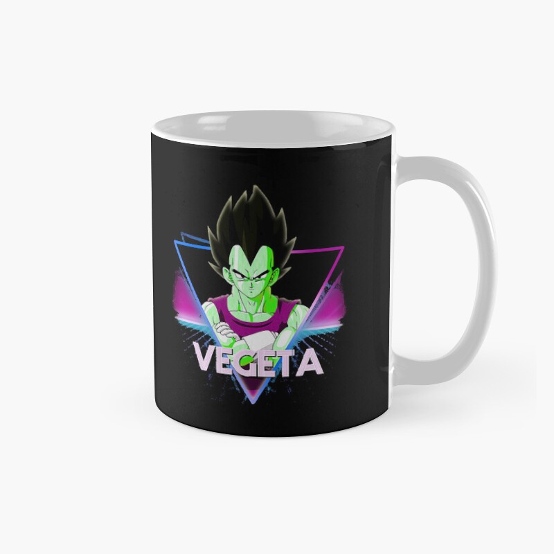 Vegeta Dragon Ball Z Retro Tshirt Mug