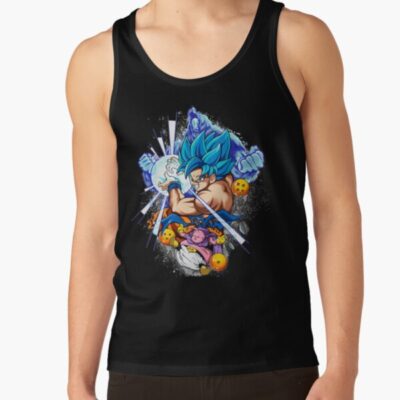 Goku And Buu Dragon Ball Z Super Vintage Tank Top