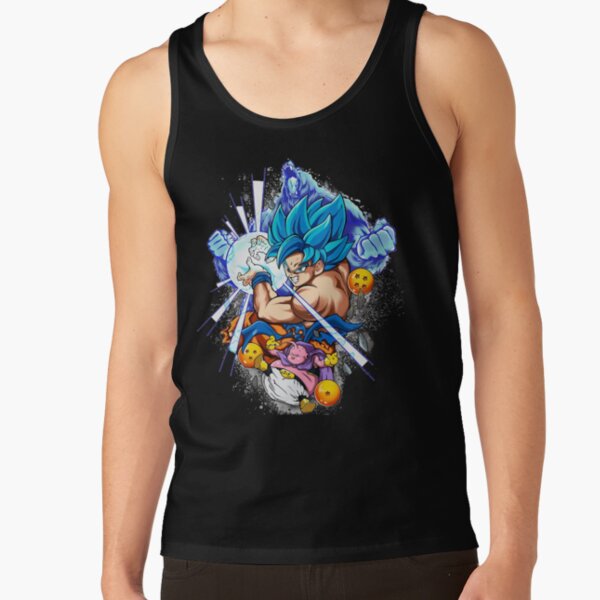 Goku And Buu Dragon Ball Z Super Vintage Tank Top