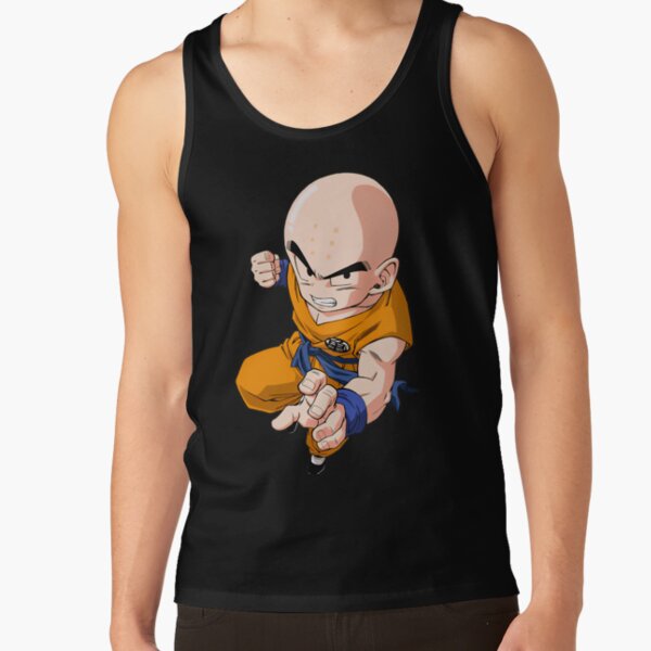 Krillin Dragon Ball Z Anime Tank Top - Image 3