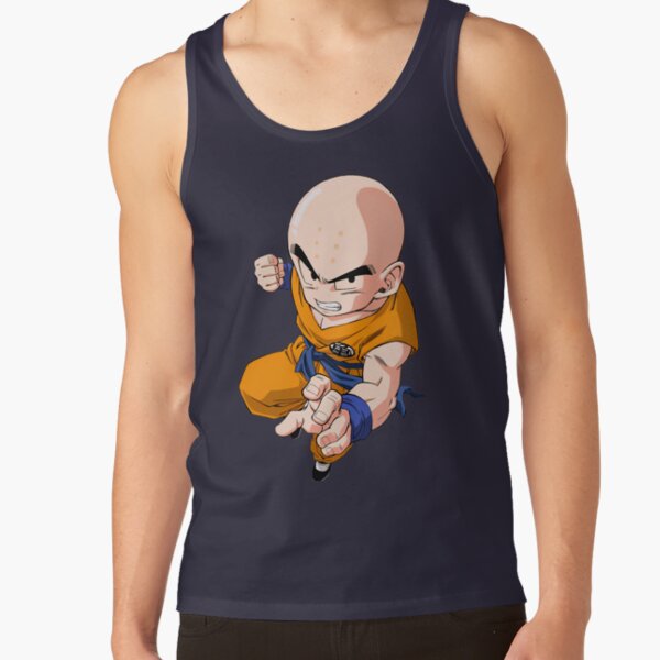 Krillin Dragon Ball Z Anime Tank Top - Image 4