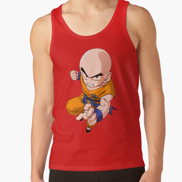 Krillin Dragon Ball Z Anime Tank Top - Image 2