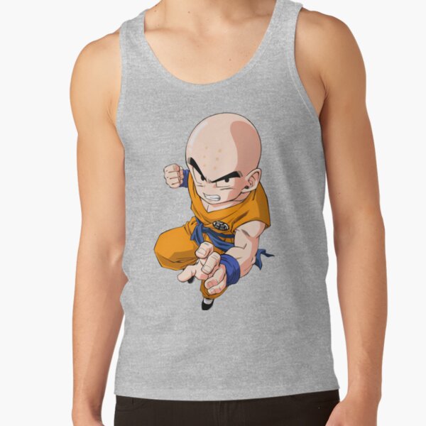 Krillin Dragon Ball Z Anime Tank Top - Image 5