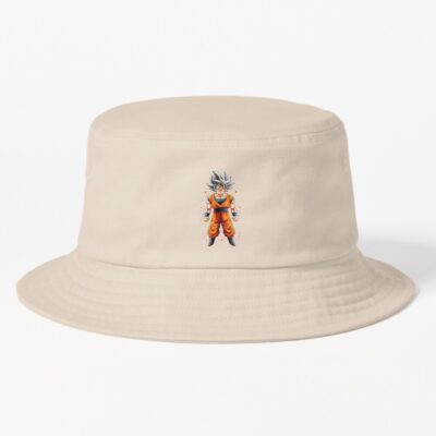 Powerful Warrior Inspired Anime Character Design Bucket Hat