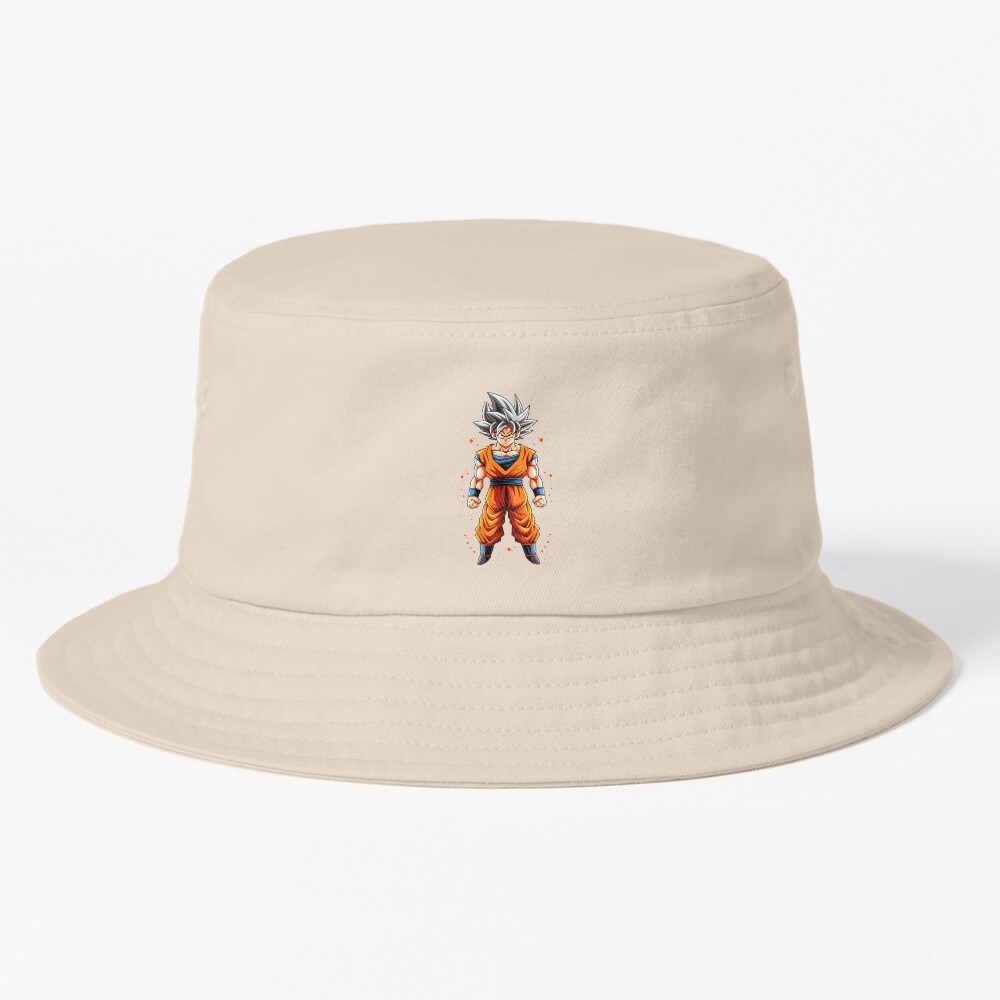 Powerful Warrior Inspired Anime Character Design Bucket Hat