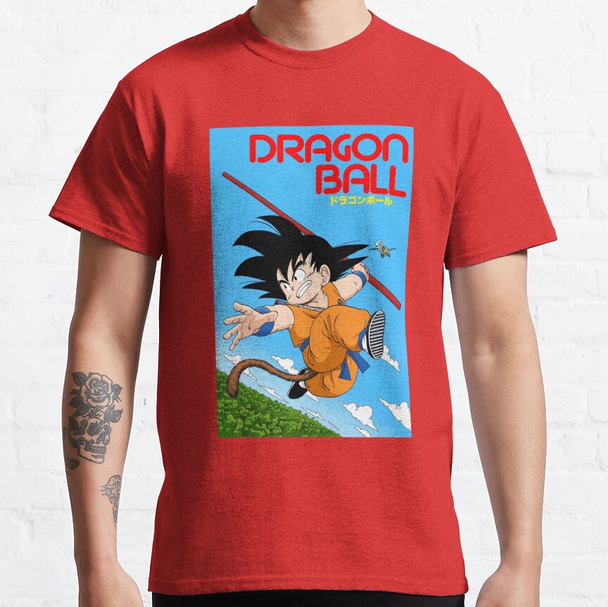 Dragon Ball Z Goku Artwork Classic T-Shirt - Image 6