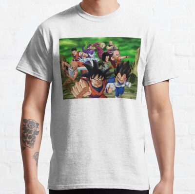 Dragon Ball Z Fighters United Warriors Art T-Shirt