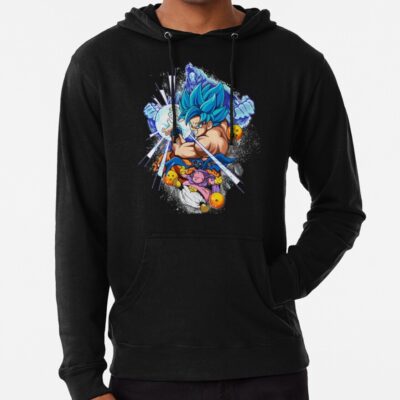 Goku And Buu Dragon Ball Z Super Vintage Hoodie