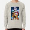 ssrcolightweight sweatshirtmensoatmeal heatherfrontsquare productx1000 bgf8f8f8 22 - Dragon Ball Z AU Store
