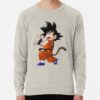 ssrcolightweight sweatshirtmensoatmeal heatherfrontsquare productx1000 bgf8f8f8 36 - Dragon Ball Z AU Store