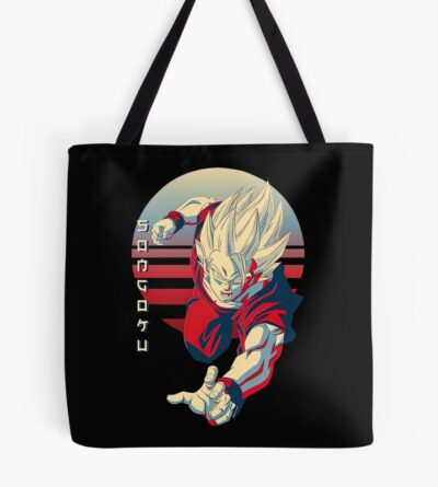 Blue Son Goku Super Saiyan Tote Bag