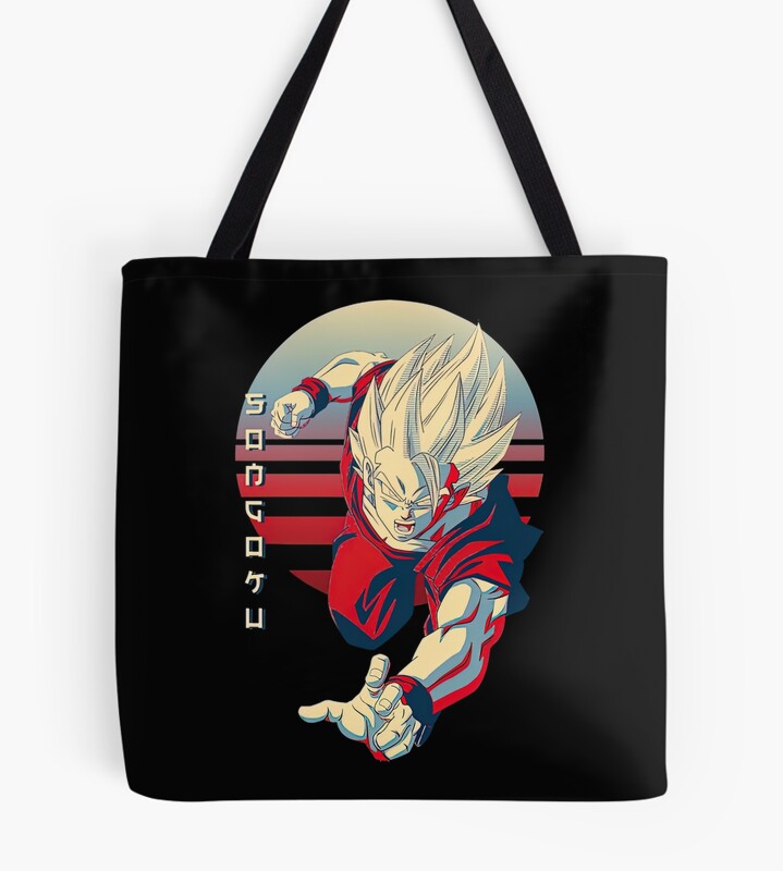 Blue Son Goku Super Saiyan Tote Bag