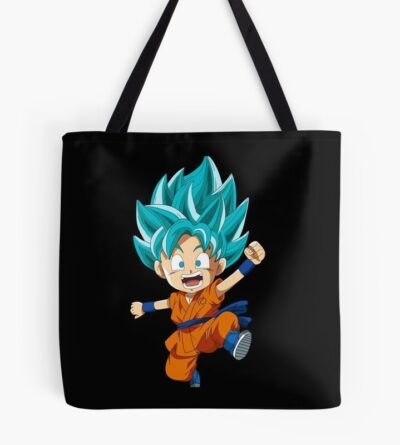 Kid Goku Super Sayain God Blue Tote Bag