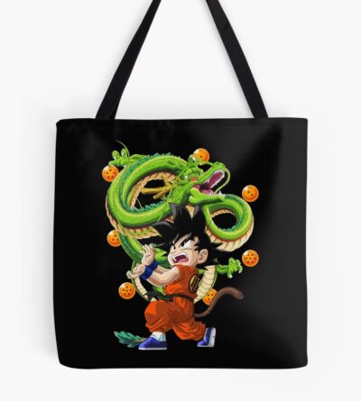 Kamehameha Kid Goku With Dragon Ball Z Essential Tote Bag