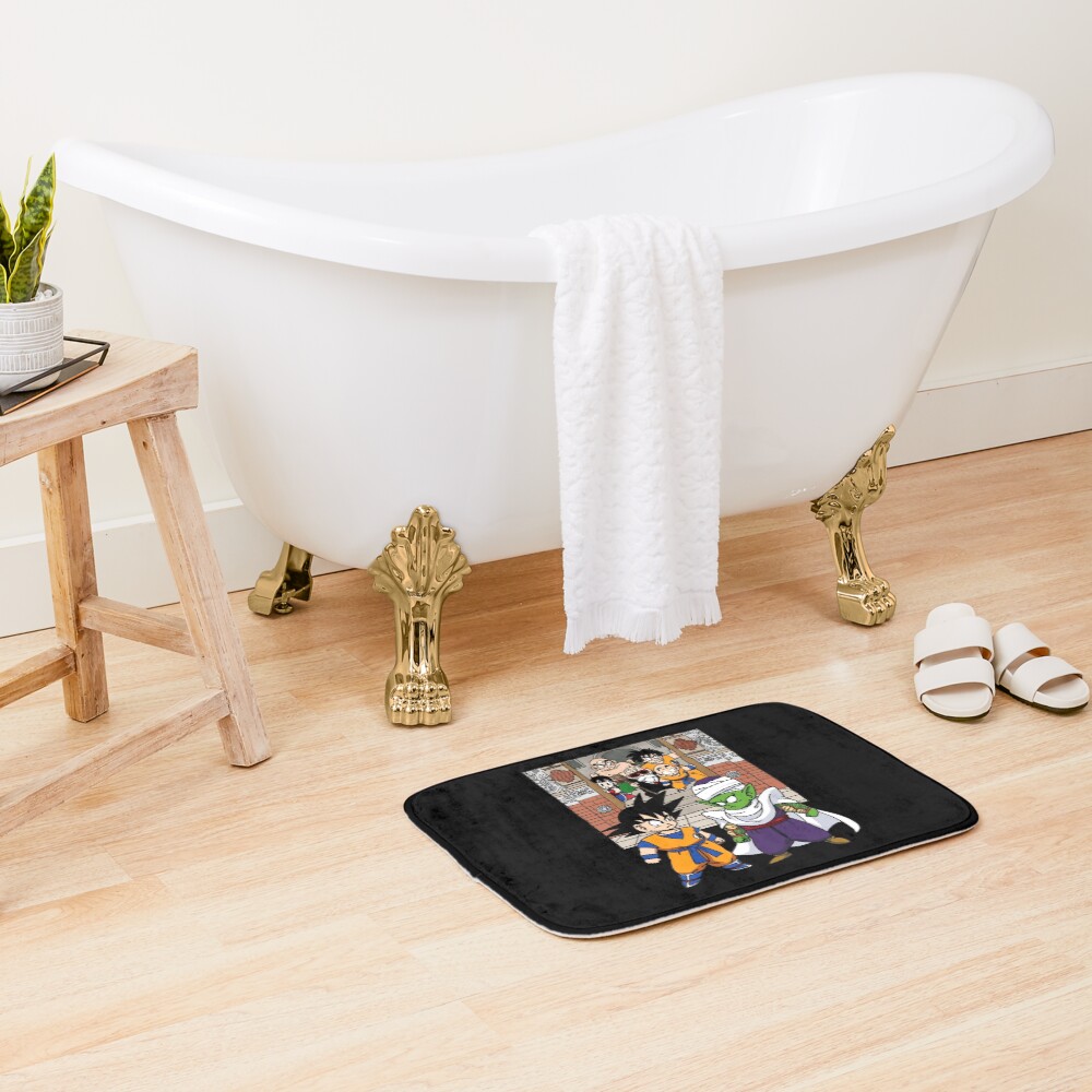 Piccolo X Goku Classic Bath Mat - Image 2