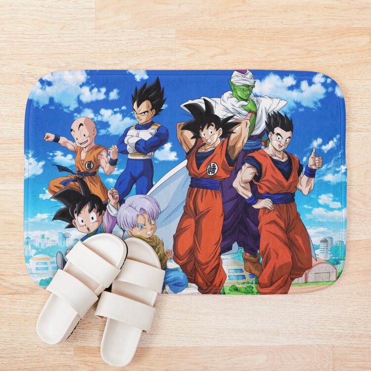 Dragon Ball Z Defenders Of Earth Group Portrait Bath Mat - Image 3