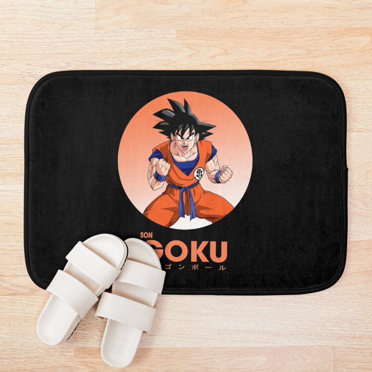 Beautiful Goku Dragon Anime Ball Art Essential Bath Mat - Image 3