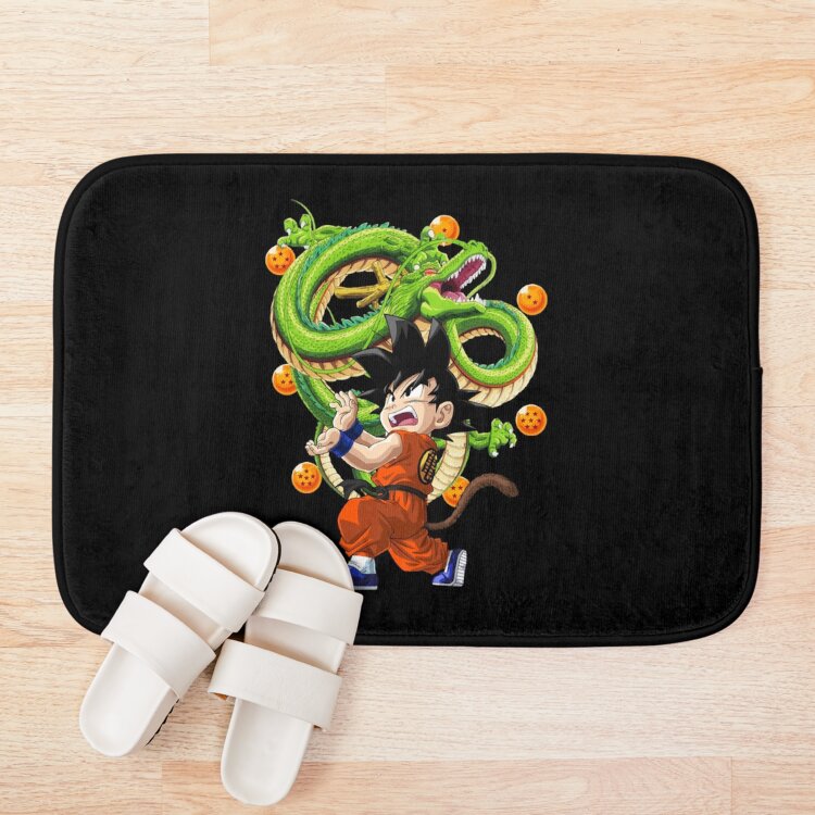 Kamehameha Kid Goku With Dragon Ball Z Essential Bath Mat - Image 3