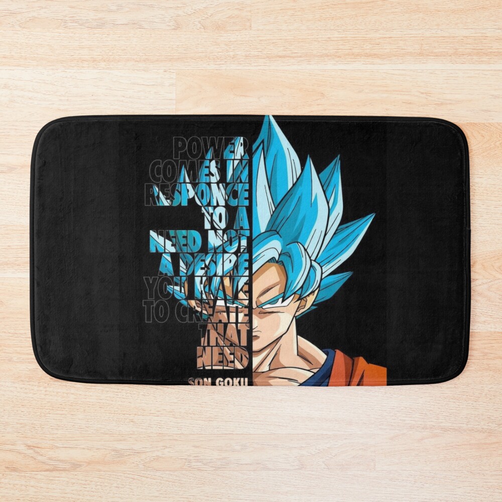 Goku Inspiration Bath Mat
