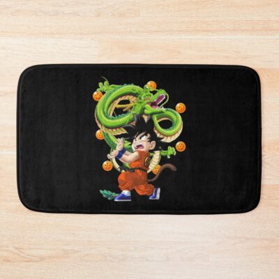 Kamehameha Kid Goku With Dragon Ball Z Essential Bath Mat