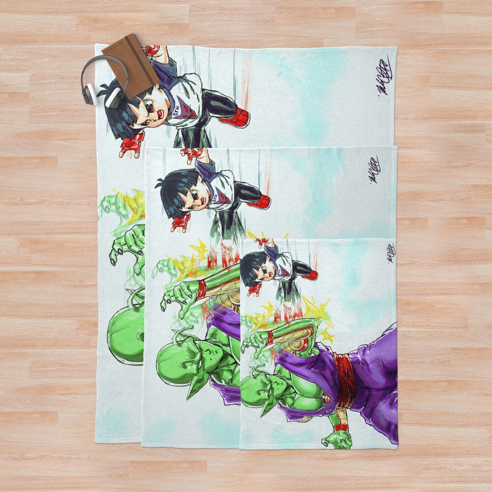 Pan And Piccolo Training Throw Blanket - Image 3