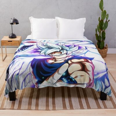 Blue Dragon Throw Blanket