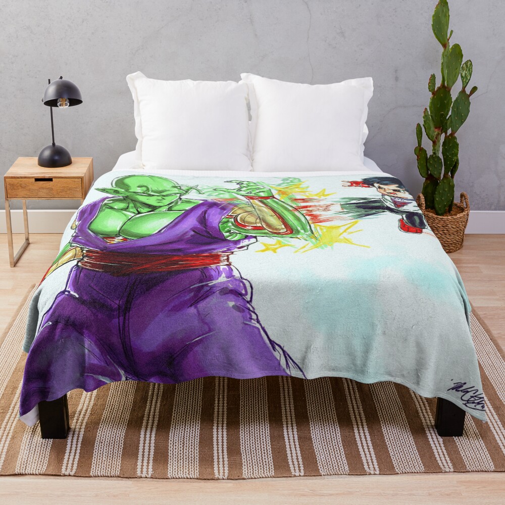 Pan And Piccolo Training Throw Blanket