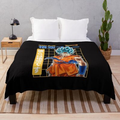 The Silver Grid Enlightened Form Throw Blanket