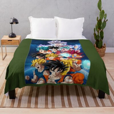 Dragon Ball Z Songoku Perfect Throw Blanket