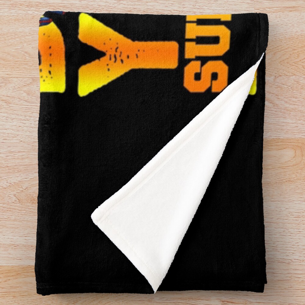 Daddy Is Strong As Super Saiyan Throw Blanket - Image 2