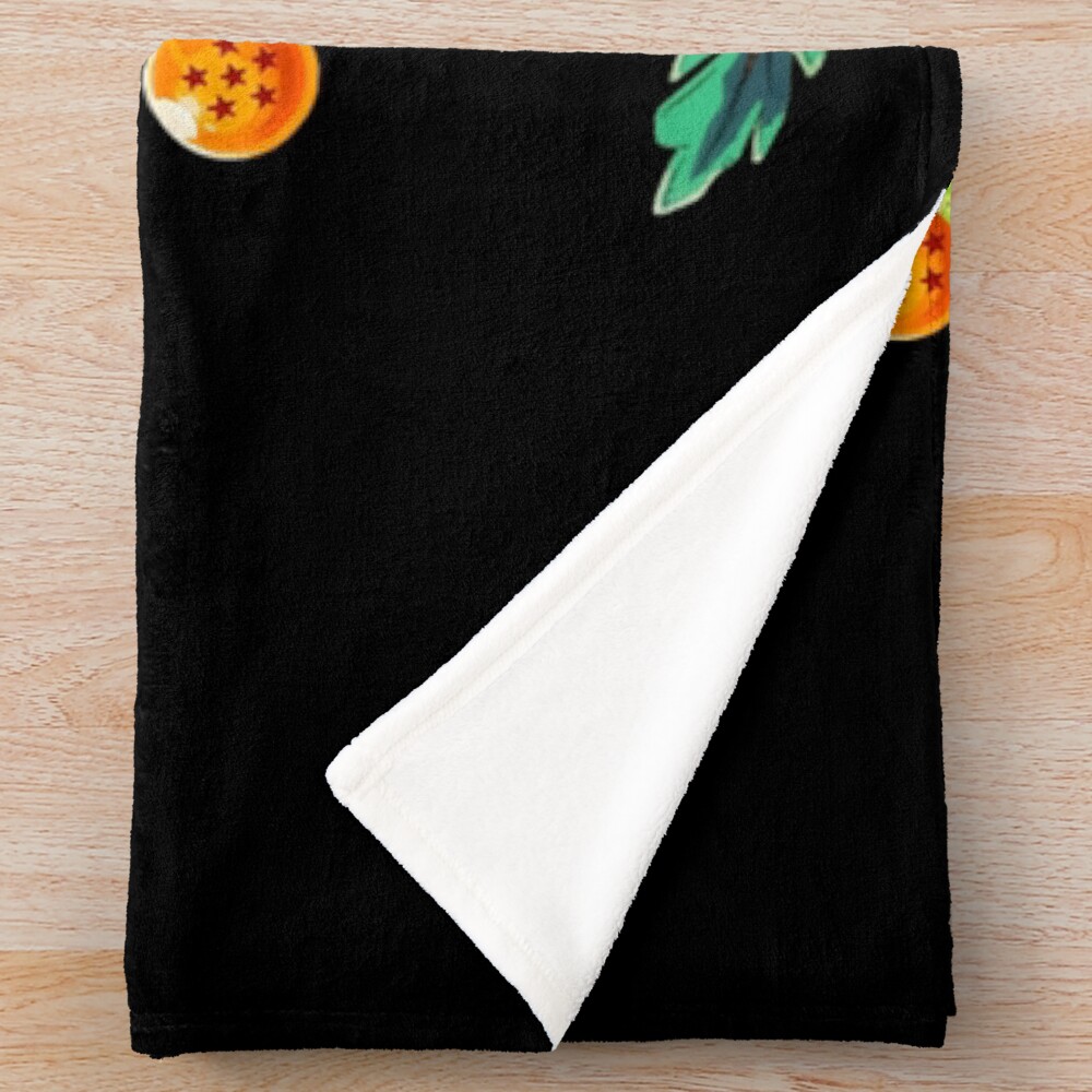 Kamehameha Kid Goku With Dragon Ball Z Essential Throw Blanket - Image 2
