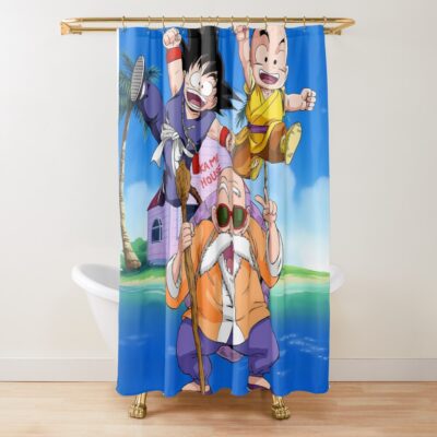 Characters At Kame House Shower Curtain