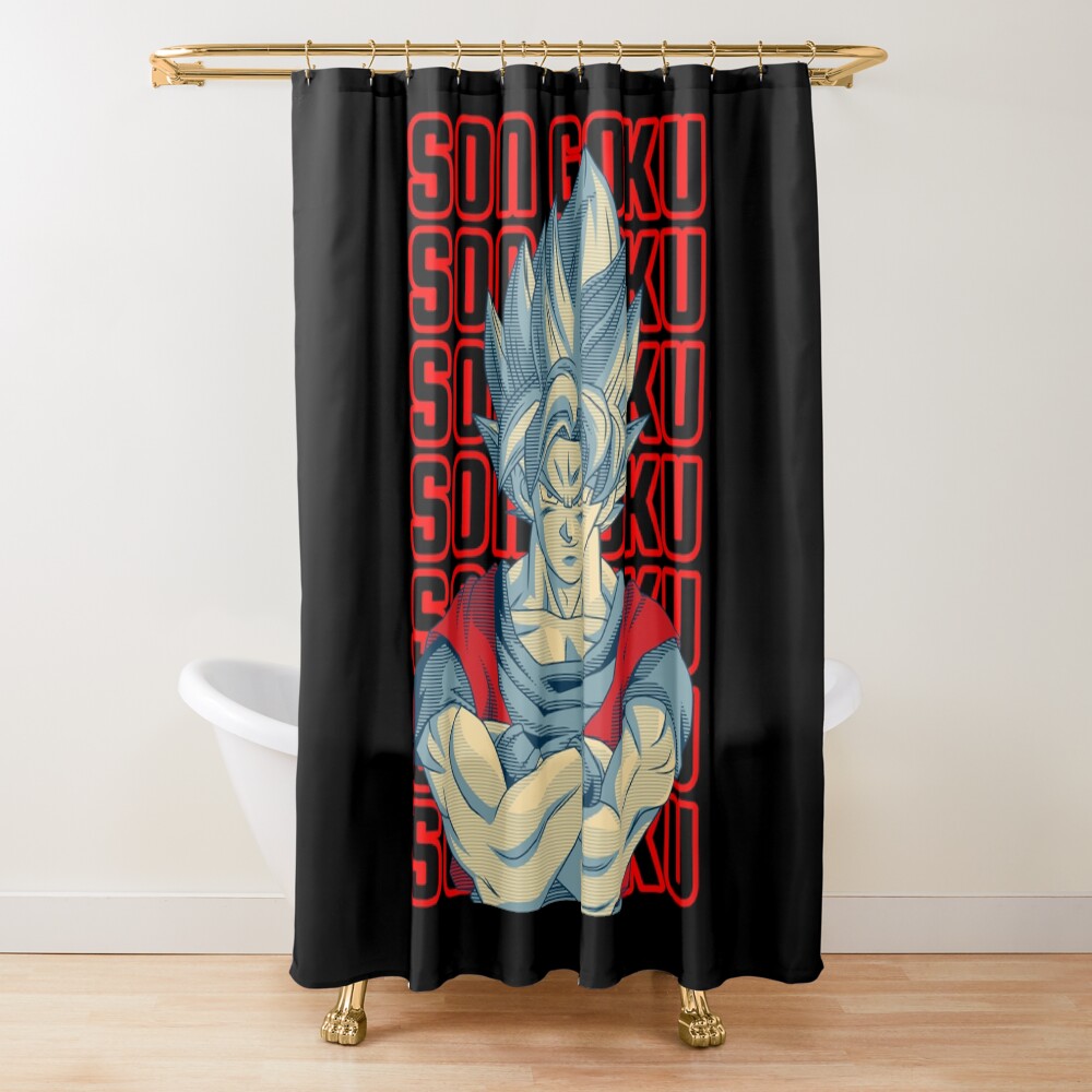 Son Goku Essential Shower Curtain