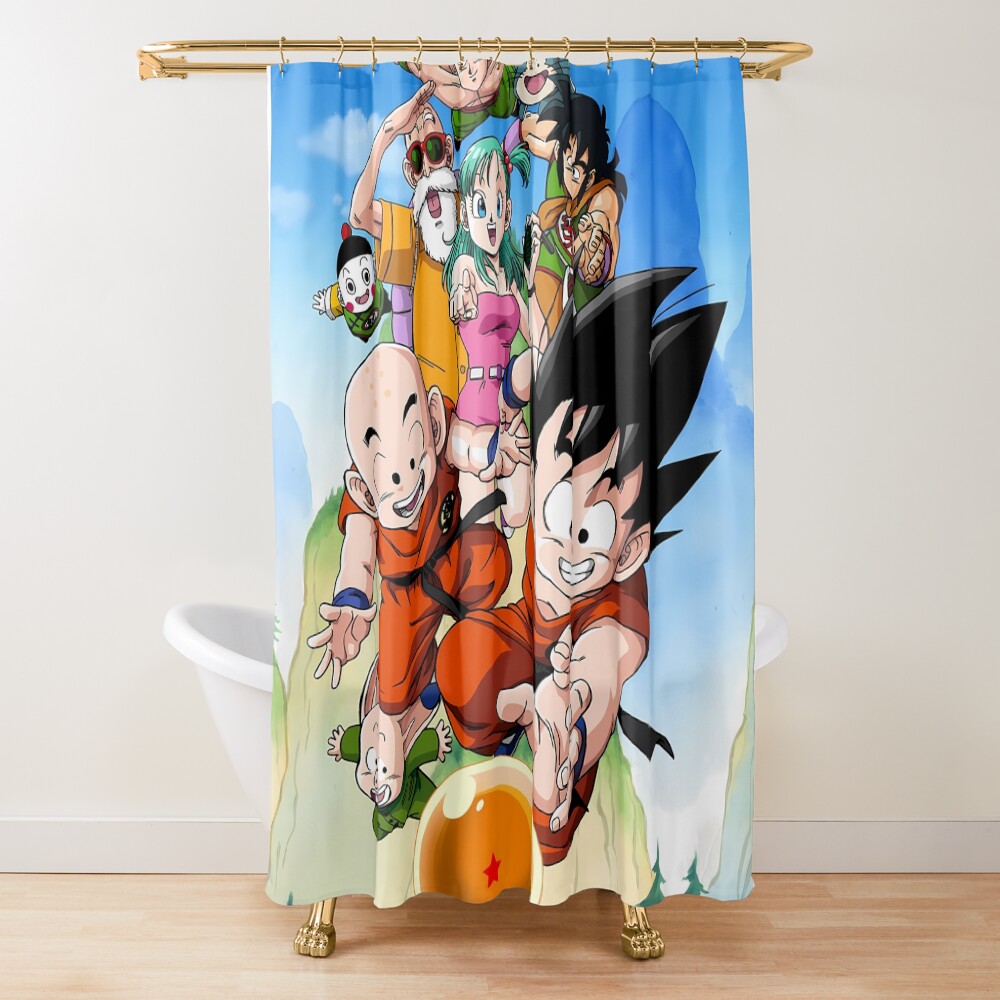 The One Star Dragon Ball Z Shower Curtain