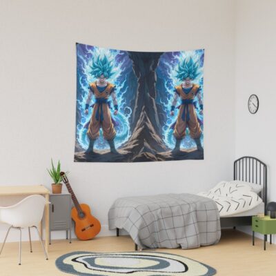 Dragon Ball Z Hero Goku Fighting Spirit Tapestry