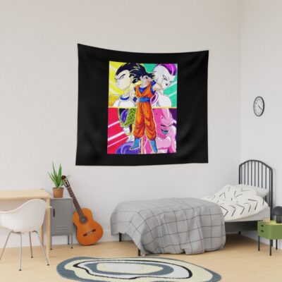 Warrior Race Hero And His Villains Tapestry