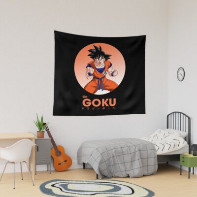 Beautiful Goku Dragon Anime Ball Art Essential Tapestry
